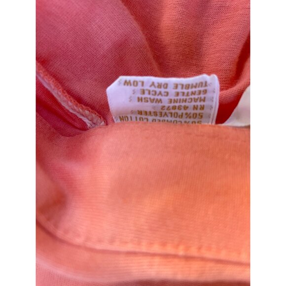 DiFini Knitwear Sleeveless Polo Top 34 Pink Cotton Blend Vintage Hong Kong - Picture 6 of 7